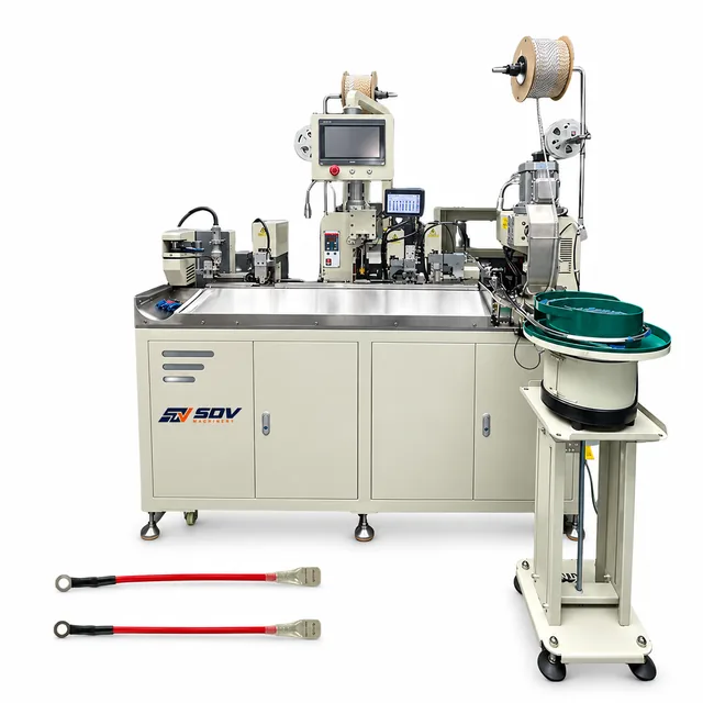 Automatic Heat Shrink Tubing& Sleeve Insertion Machine EW-8945
