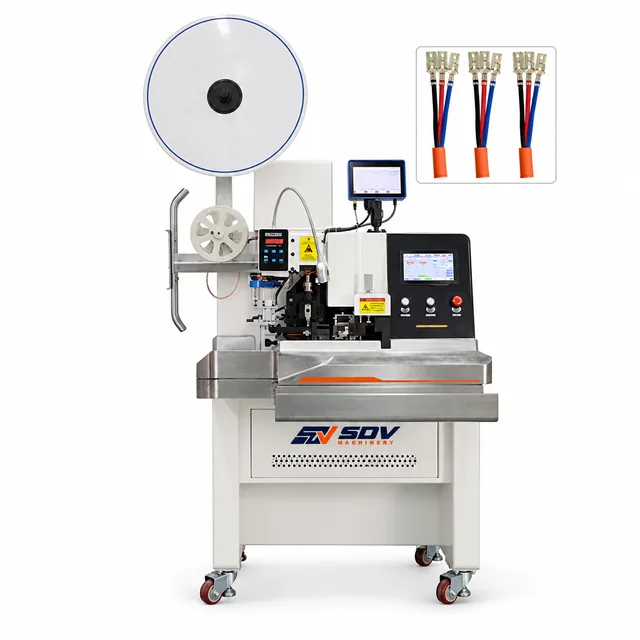 Servo wire stripping and crimping machine EW-5540