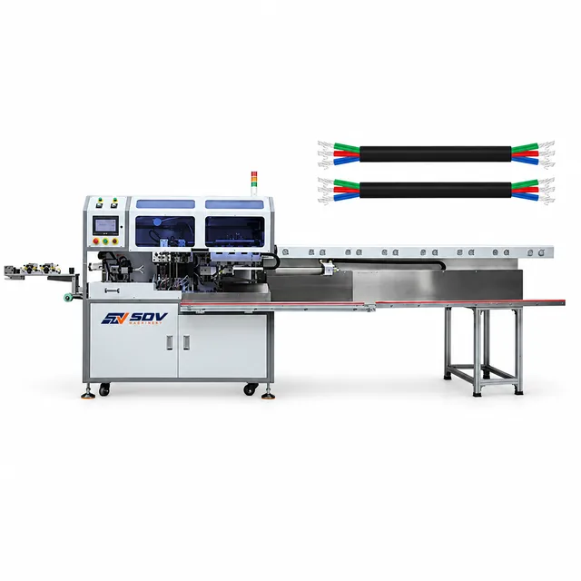Automatic Round Cable Stripping and Tinning Machine (OD 3.0–8.0 mm) EW-8905