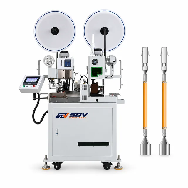 Servo Motor Fully Automatic Double Side Crimping Machine EW-8850