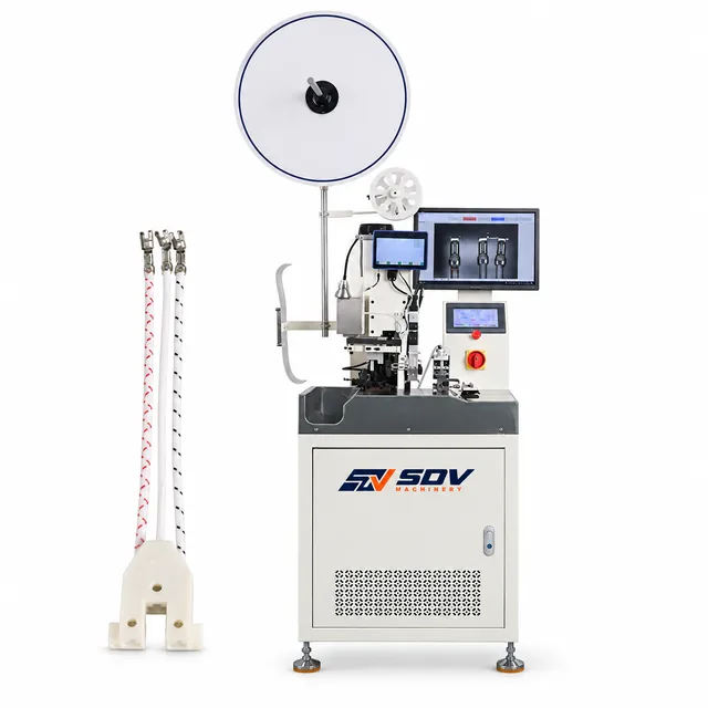 Single-Head Three-Wire Joint Terminal Crimping and Splicing Machine EW-5465