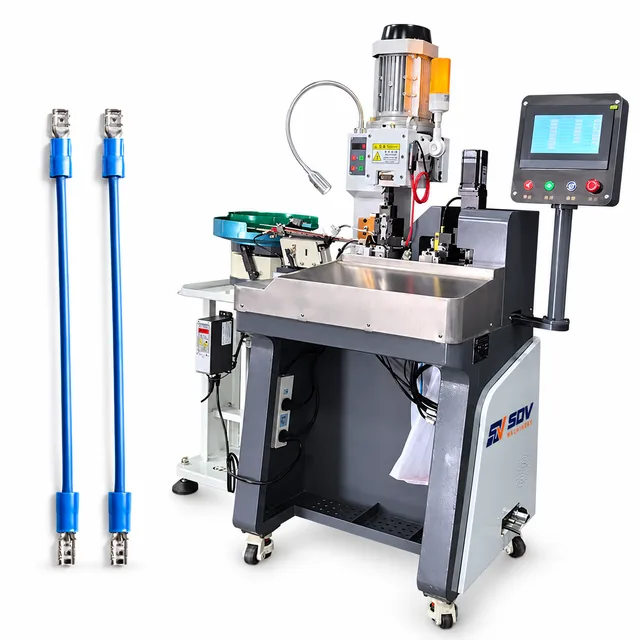 ढीली गोल ट्यूब वायर स्ट्रिपिंग और क्रिम्पिंग मशीन 4T EW-5440