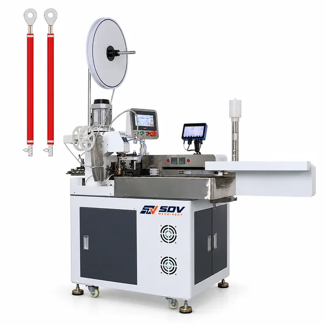 डबल साइड टिन सोल्डरिंग मशीन के साथ स्वचालित एक तरफ crimping EW-8230