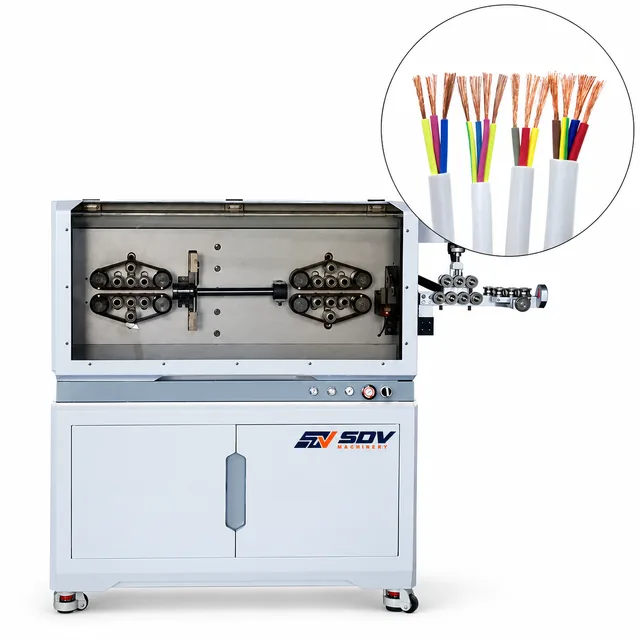 Fully Automatic Heavy-Duty Cable Cutting and Stripping Machine (2.5–150 mm² / 33 mm OD) EW-05H-1
