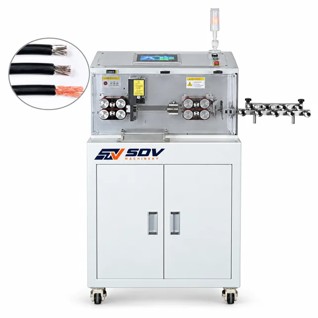 Heavy-Duty Automatic Wire Cutting and Stripping Machine (1.5 - 95 mm²) (3-layer stripping for shield cable) EW-05D-1