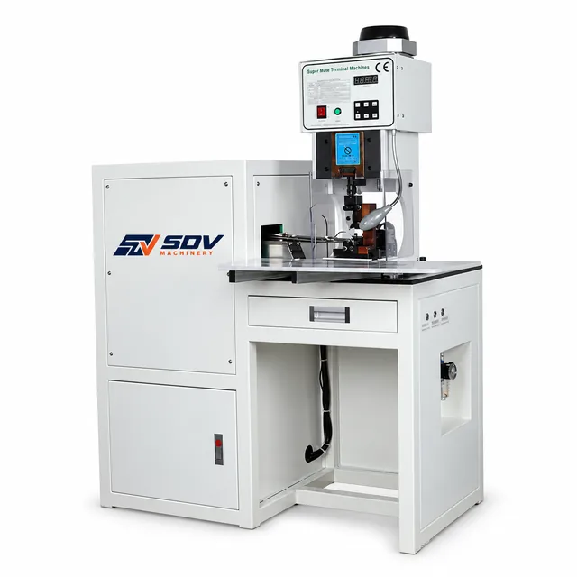 Bulk Terminal Vibrating Feeder Crimping Machine with Noise enclosure（2T） EW-5055-1