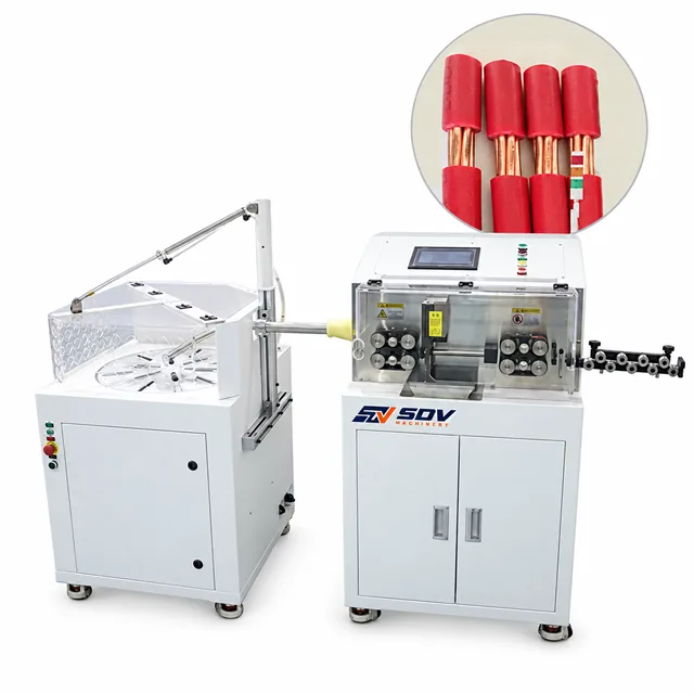Wire Cutting & Stripping Machine with Automatic Coiler (1 - 50 mm²) (120 - 250 mm coil ID) EW-05G+C