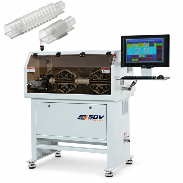 CCD Camera Positioning Tube Cutting & Compressing Machine (medical tube) EW-12F-1