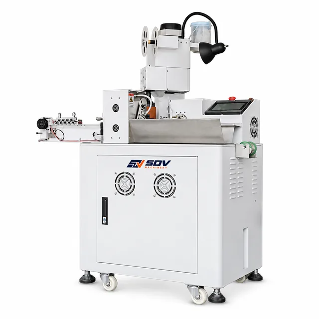 Parallel Twin Wire Stripping Crimping and Tin Soldering Machine (AWG10–AWG30) EW-8135
