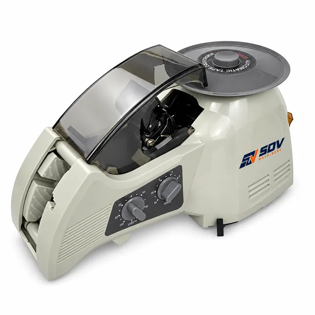 Automatic Carousel Tape Cutter Dispenser (5–25 mm Width / Turntable) RT-3000