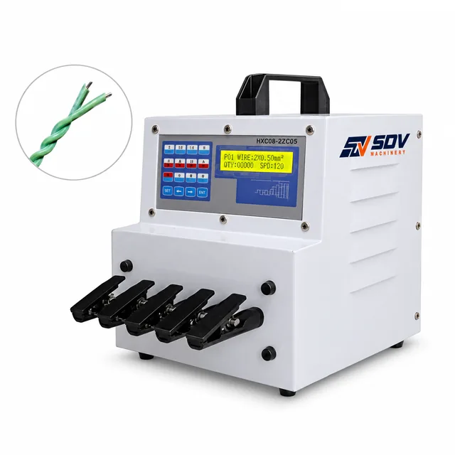 High-Speed Electric Wire Twisting Machine(5 twisting units) EW-20F-1