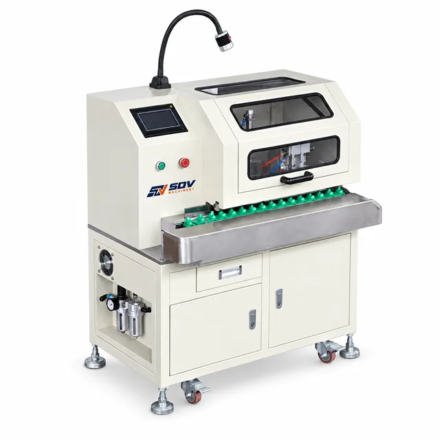 Automatic brush shield and twist weave machine EW-704