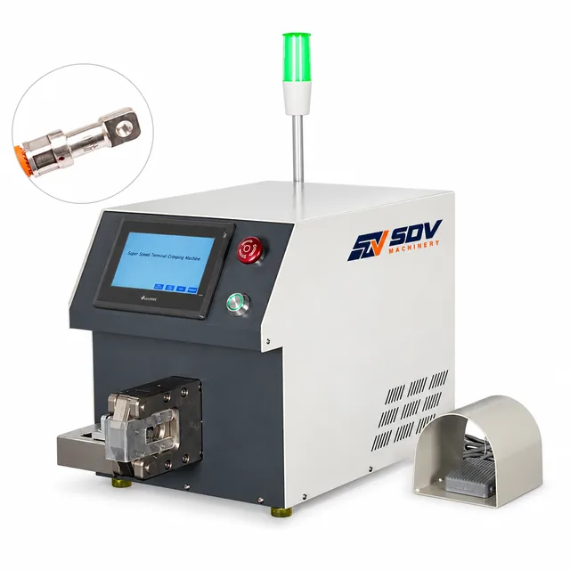 Servo Motor Hexagon Terminal Crimping Machine (2.5–35 mm²) EW-50C-1