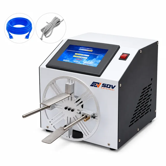 Portable Desktop Automatic Wire and Cable Winding Machine EW-20D
